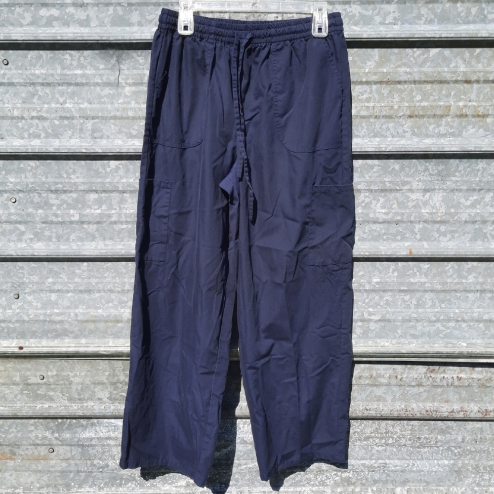 Blue Liberty Pocketed Scrub Pants - Picture 10 of 10